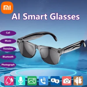 Xiaomi 4K HD Smart Glasses AI GPT Camera Bluetooth Call 260Mah Battery Voice Assistant Translate Identify Objects Smart Glasses