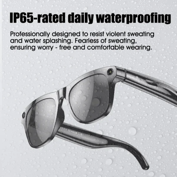 4K AI Smart Glasses Multifunction Camera For Xiaomi Bluetooth Call Voice Assistant Music Player Translate Photochromic Glasses - Image 2