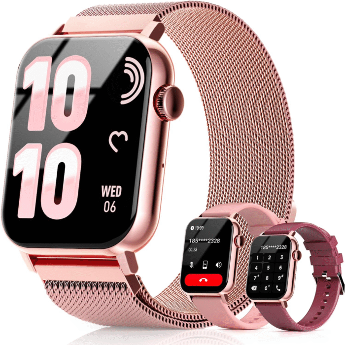 Smart Watch for Women | 1.83" HD Display Fitness Tracker | Bluetooth Calling | 120+ Sports Modes