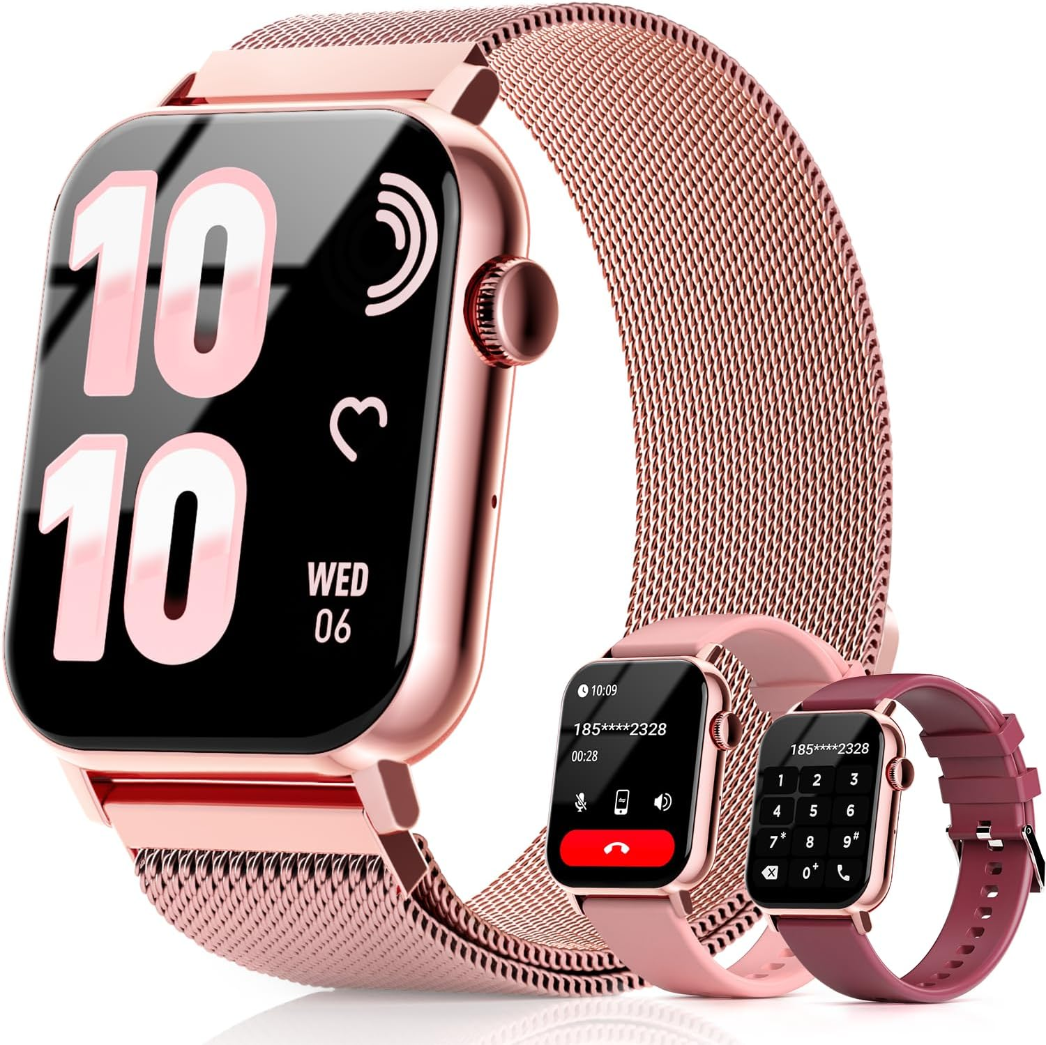 Smart Watch for Women | 1.83" HD Display Fitness Tracker | Bluetooth Calling | 120+ Sports Modes