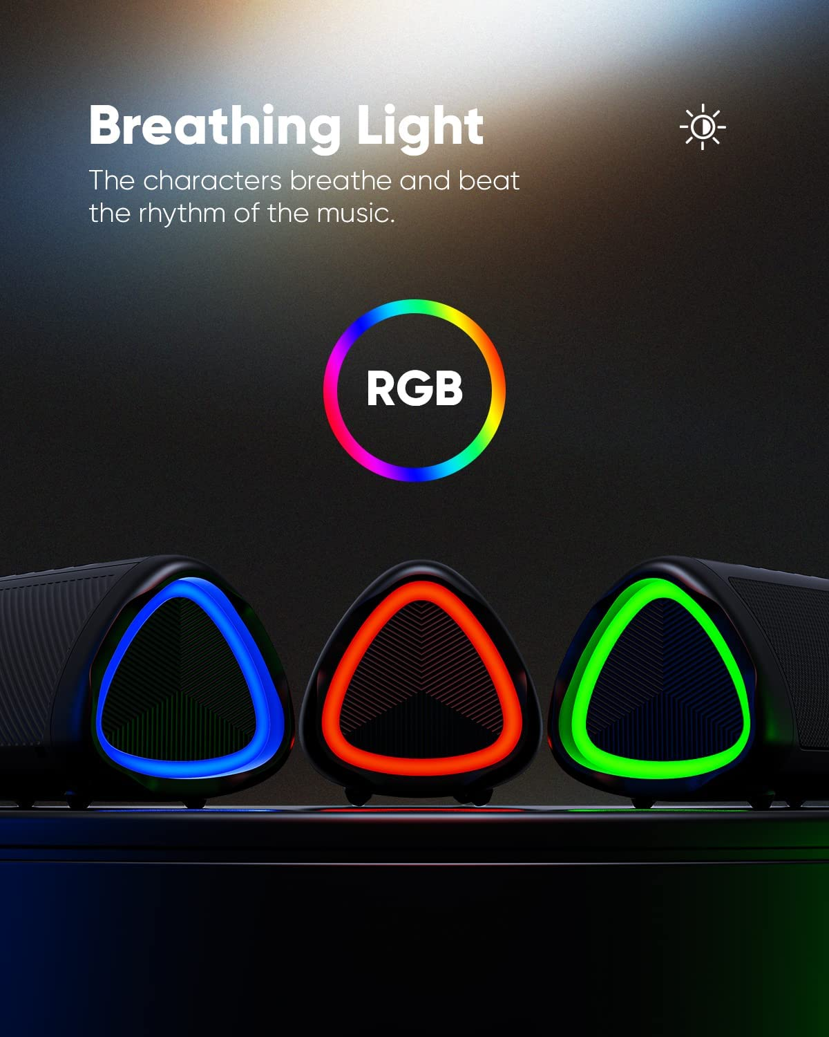 Bluetooth Speaker – Waterproof, Deep Bass, 20H Playtime, TWS Pairing, LED Lights - Image 5