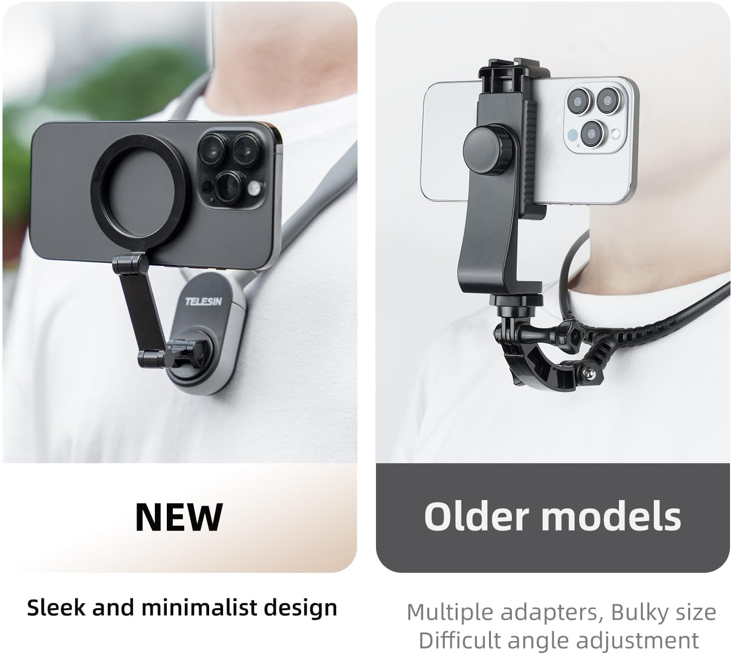 Magnetic Neck Mount for Phones – POV/Vlog Hands-Free Mount for iPhone & Android - Image 3