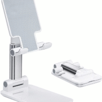 Adjustable Foldable Phone Stand – Height & Angle Adjustable Desk Holder.