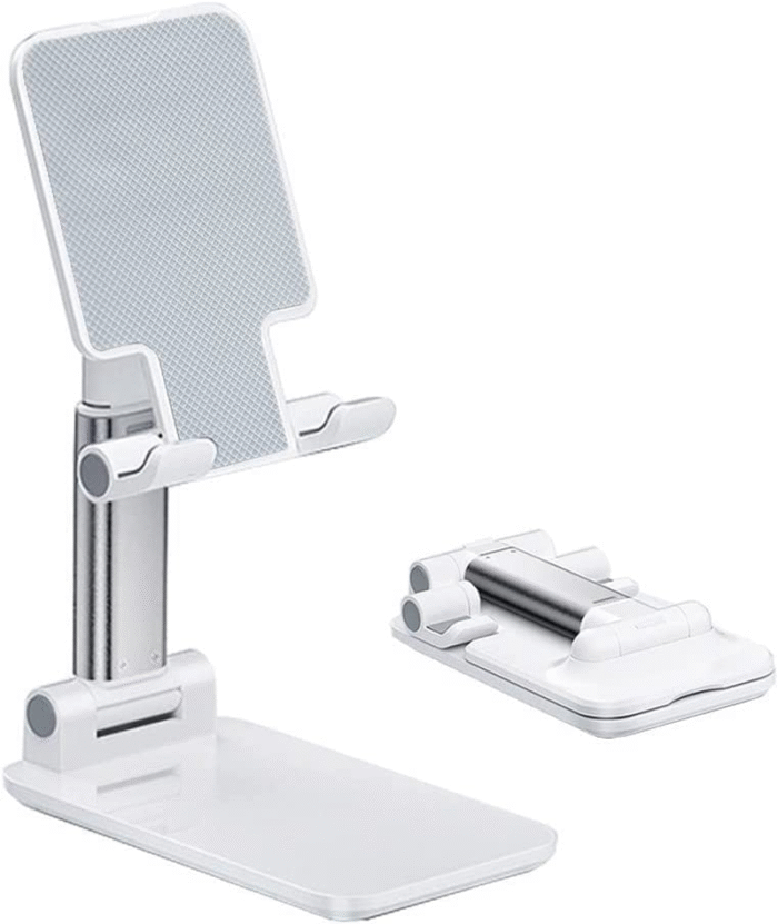 Adjustable Foldable Phone Stand – Height & Angle Adjustable Desk Holder.