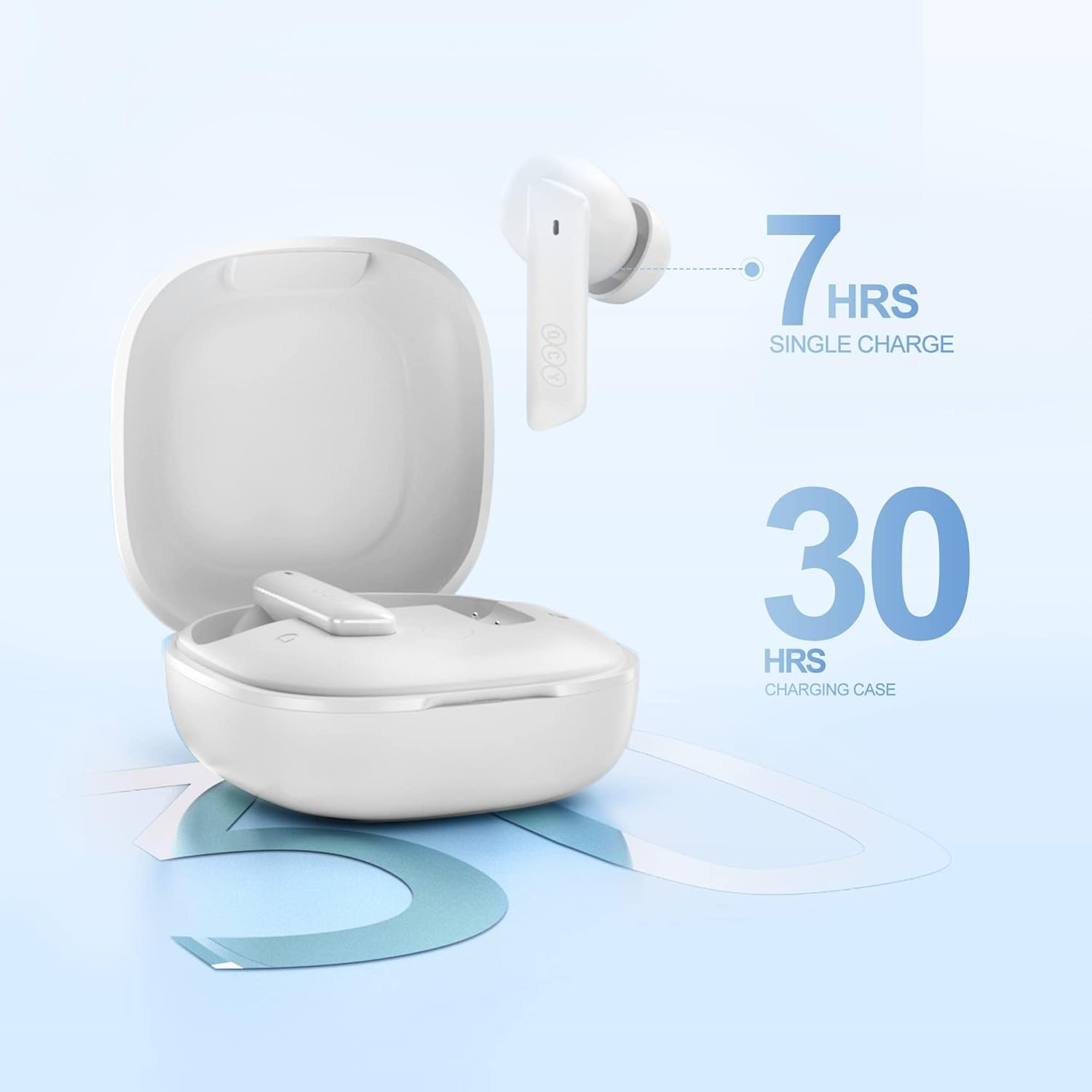 HT05 Wireless Earbuds ANC, 6-Mic AI Calls, Transparency Mode, 30H Playtime - Image 6