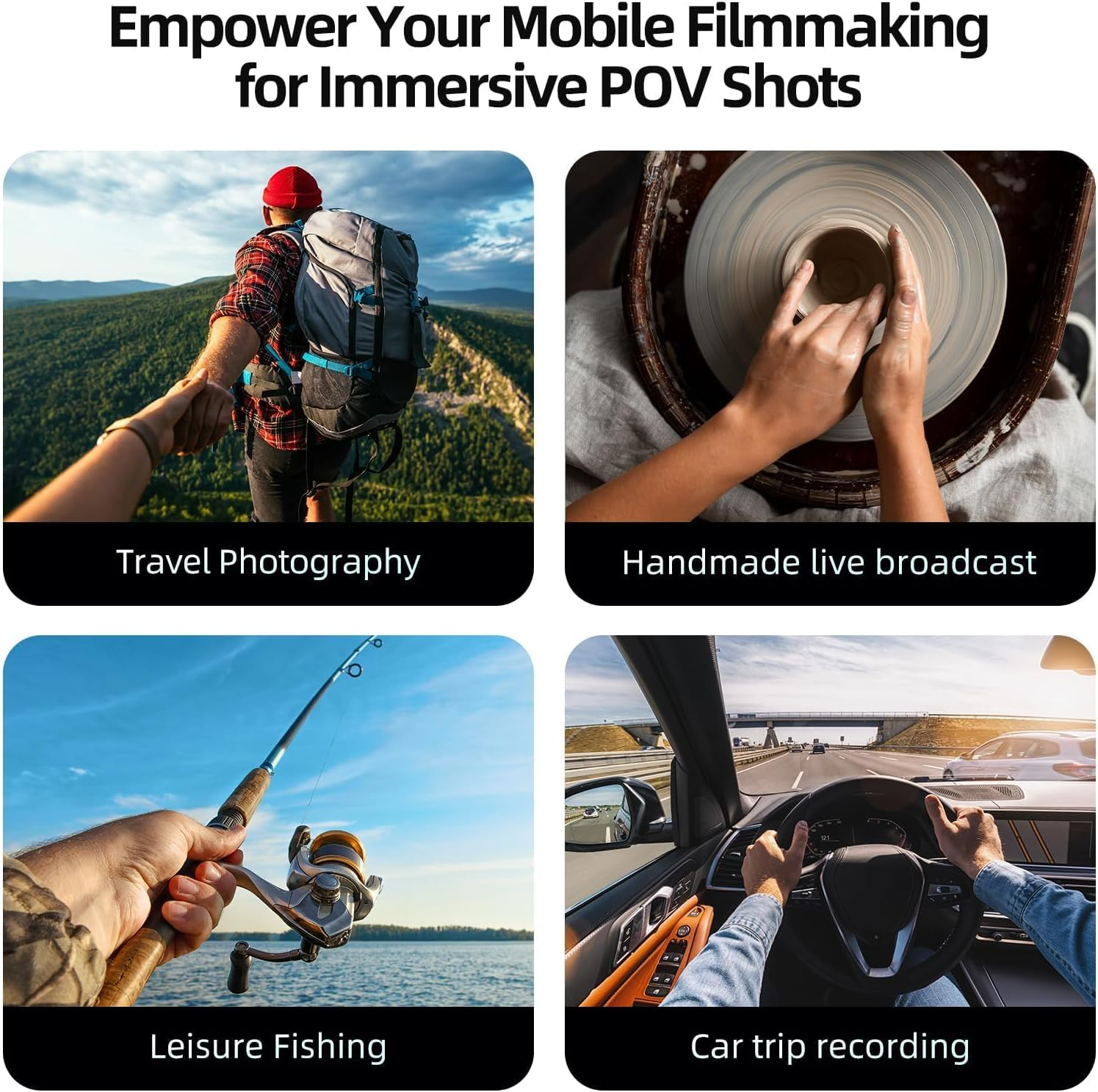 Magnetic Neck Mount for Phones – POV/Vlog Hands-Free Mount for iPhone & Android - Image 5