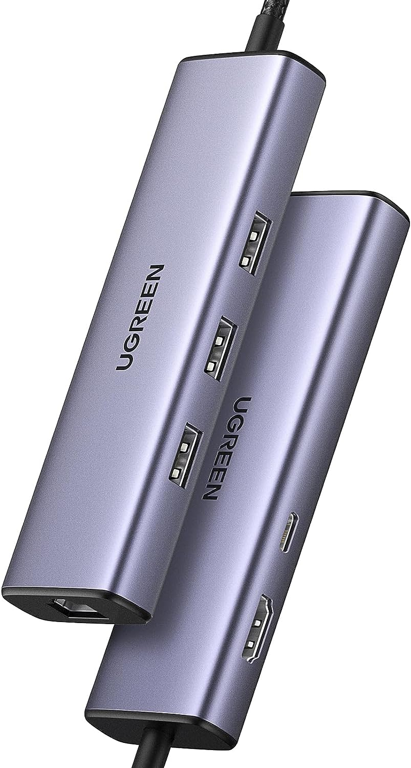 Revodok 6-in-1 USB C Hub 4K HDMI 100W PD Ethernet Adapter for Mac & iPad - Image 8