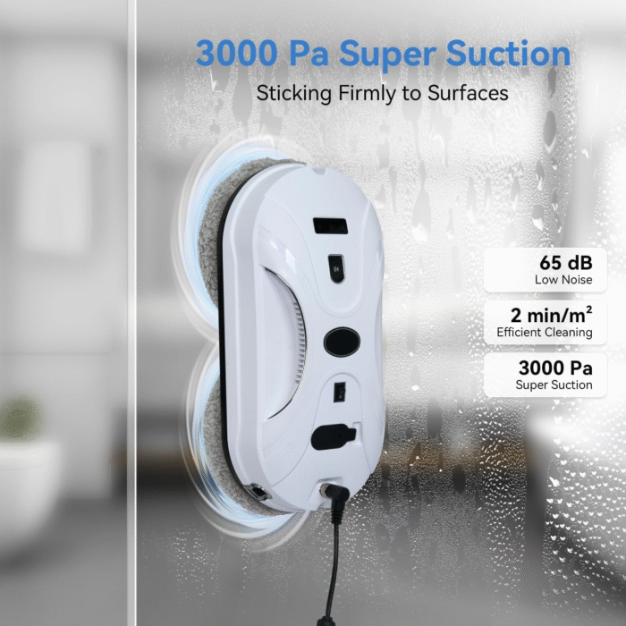 2025 Smart Window Cleaning Robot 3000Pa Dual Spray Auto Glass Cleaner SS1 - Image 3