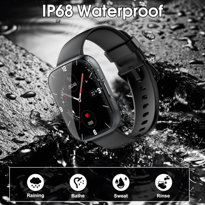 Smart Watch for Men & Women | 1.95" HD Touchscreen | Bluetooth Calling & Notifications | - Image 6