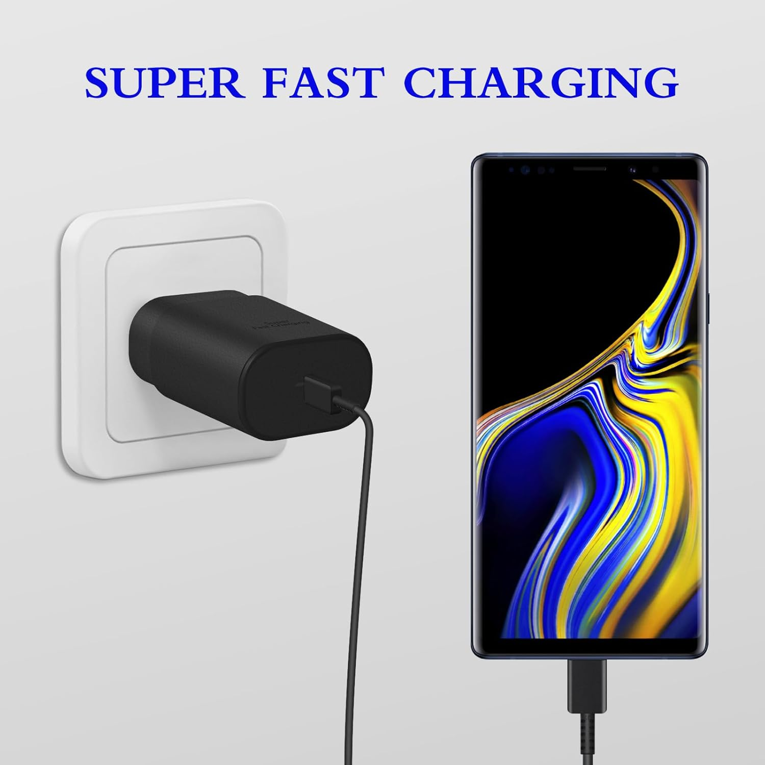 2-Pack 25W USB-C Fast Charger with 6FT Cable – Galaxy & iPhone - Image 4
