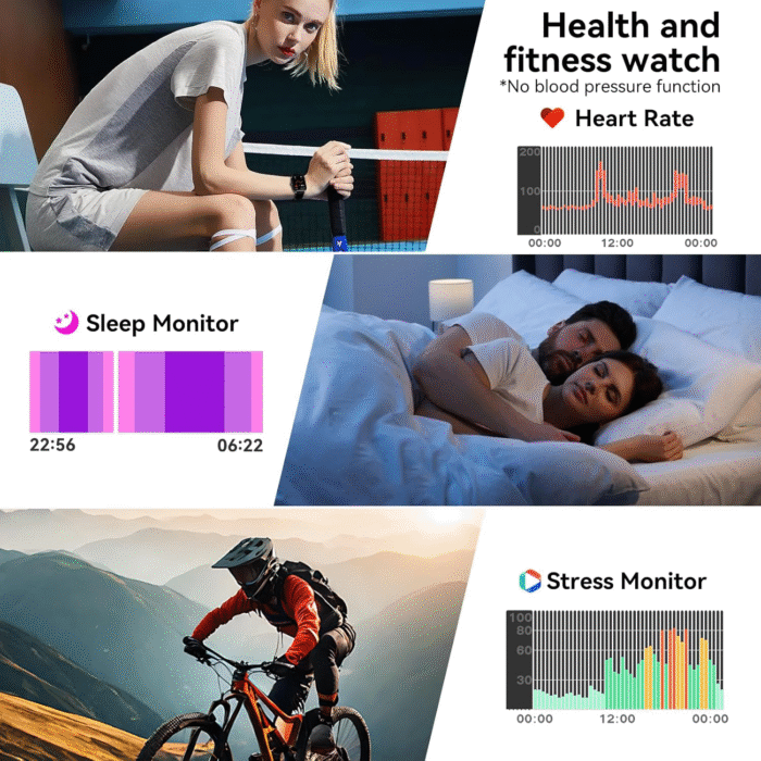 Smart Watch for Men & Women | 1.83" HD Touchscreen | Bluetooth Calling | 5ATM Waterproof Fitness Tracker - Image 5
