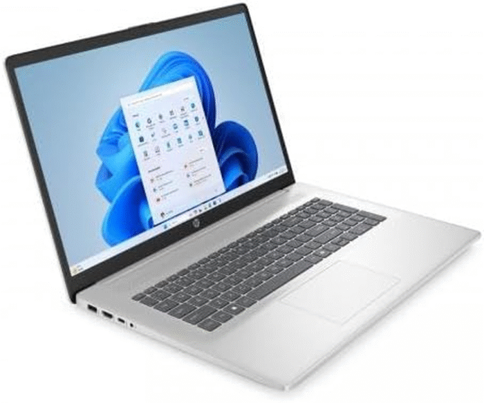 HP 17.3" FHD Laptop | Ryzen 5 7430U | 8GB RAM 256GB SSD | IPS Display Silver - Image 2