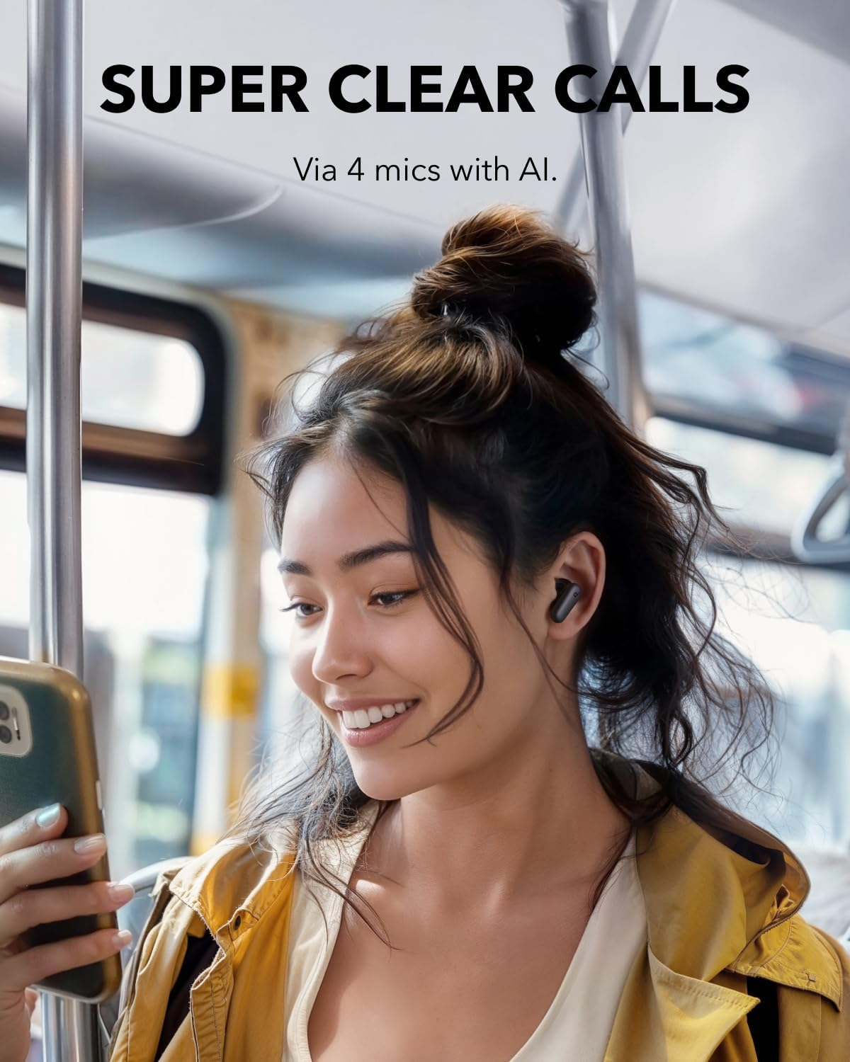 Soundcore P30i Wireless Earbuds ANC, BassUp, 45H Playtime, Phone Stand Case - Image 2