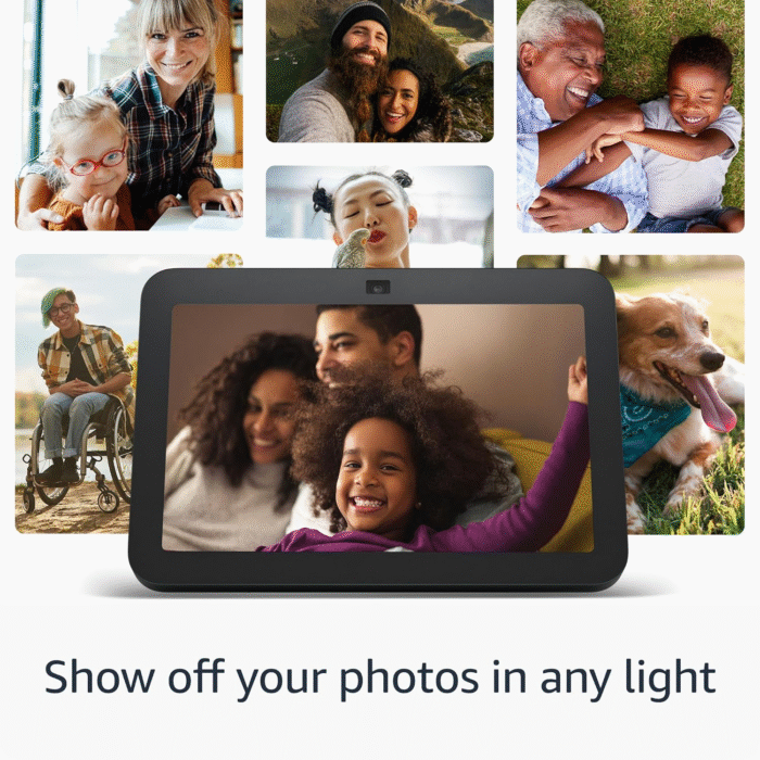 Echo Show 8 – 8" HD Smart Display with Spatial Audio, Alexa, Smart Home Hub, Glacier White - Image 8