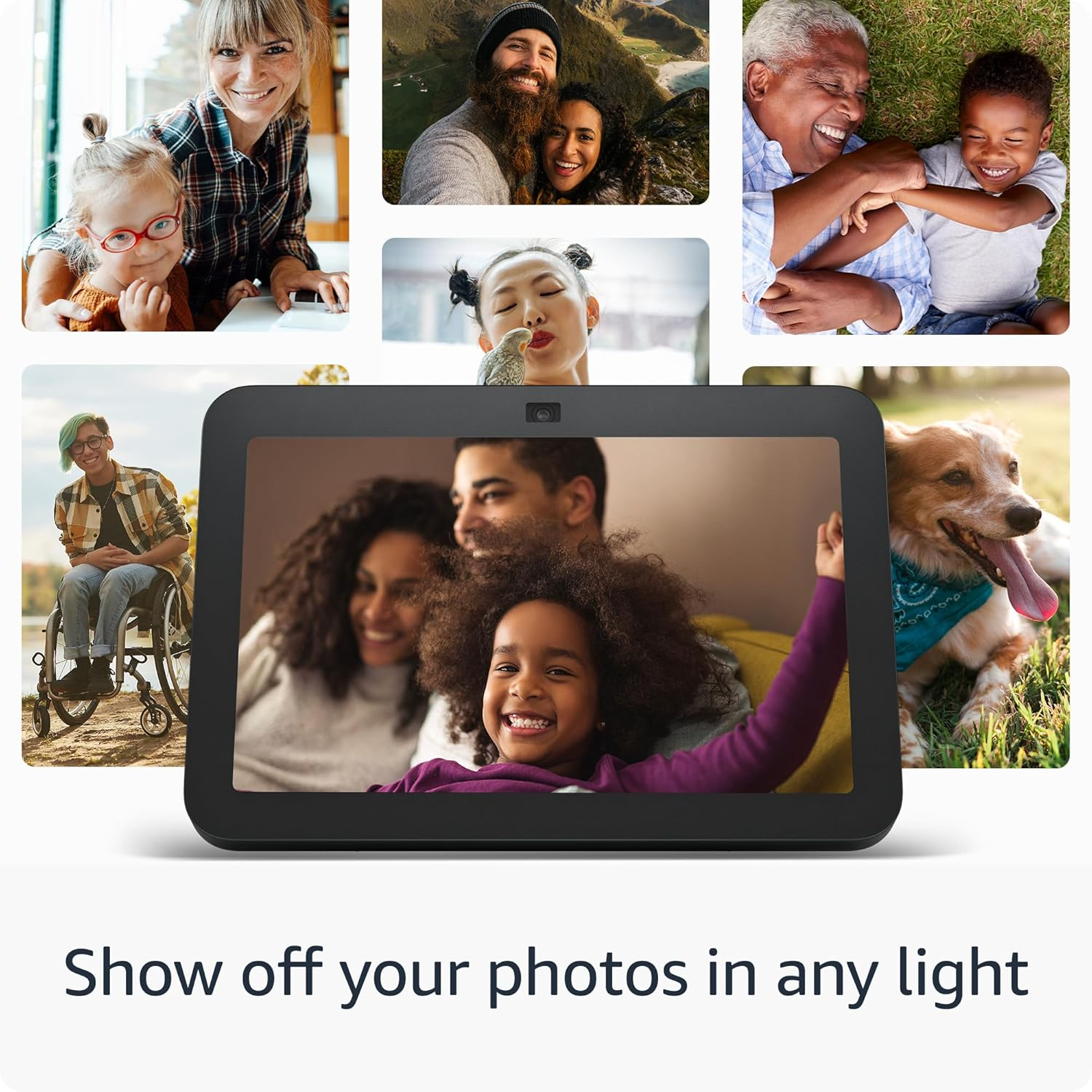 Echo Show 8 – 8" HD Smart Display with Spatial Audio, Alexa, Smart Home Hub, Glacier White - Image 8