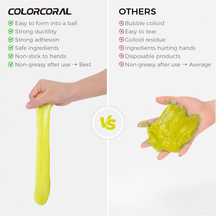ColorCoral Cleaning Gel for Keyboard, PC, Car, Electronics – 160g, Lemon Scent - Image 7