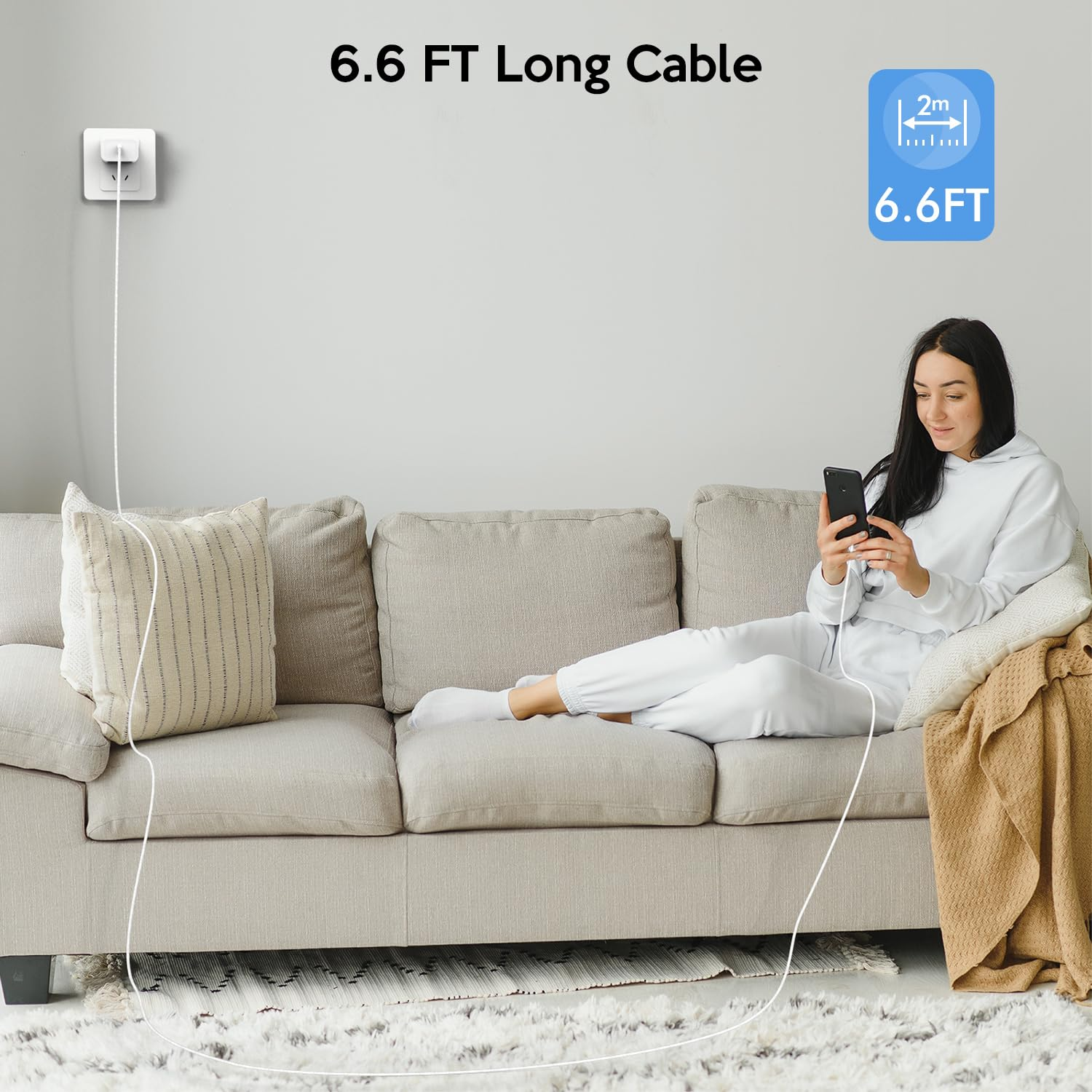3-Pack 20W USB-C Fast Charger with 6FT Braided Cable – iPhone 17/16 & iPad - Image 6