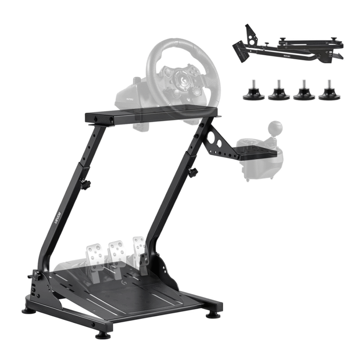 Racing Wheel Stand | Foldable Adjustable Simulator for Logitech & Thrustmaster - Image 9