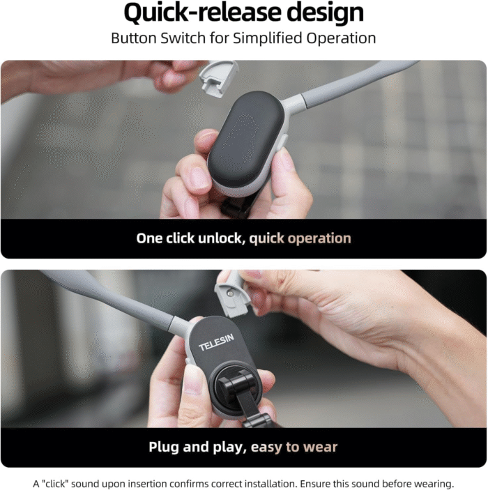 Magnetic Neck Mount for Phones – POV/Vlog Hands-Free Mount for iPhone & Android - Image 6
