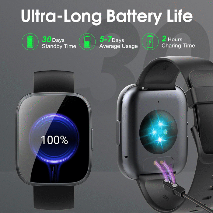 Smart Watch for Men & Women | 1.95" HD Touchscreen | Bluetooth Calling & Notifications | - Image 7