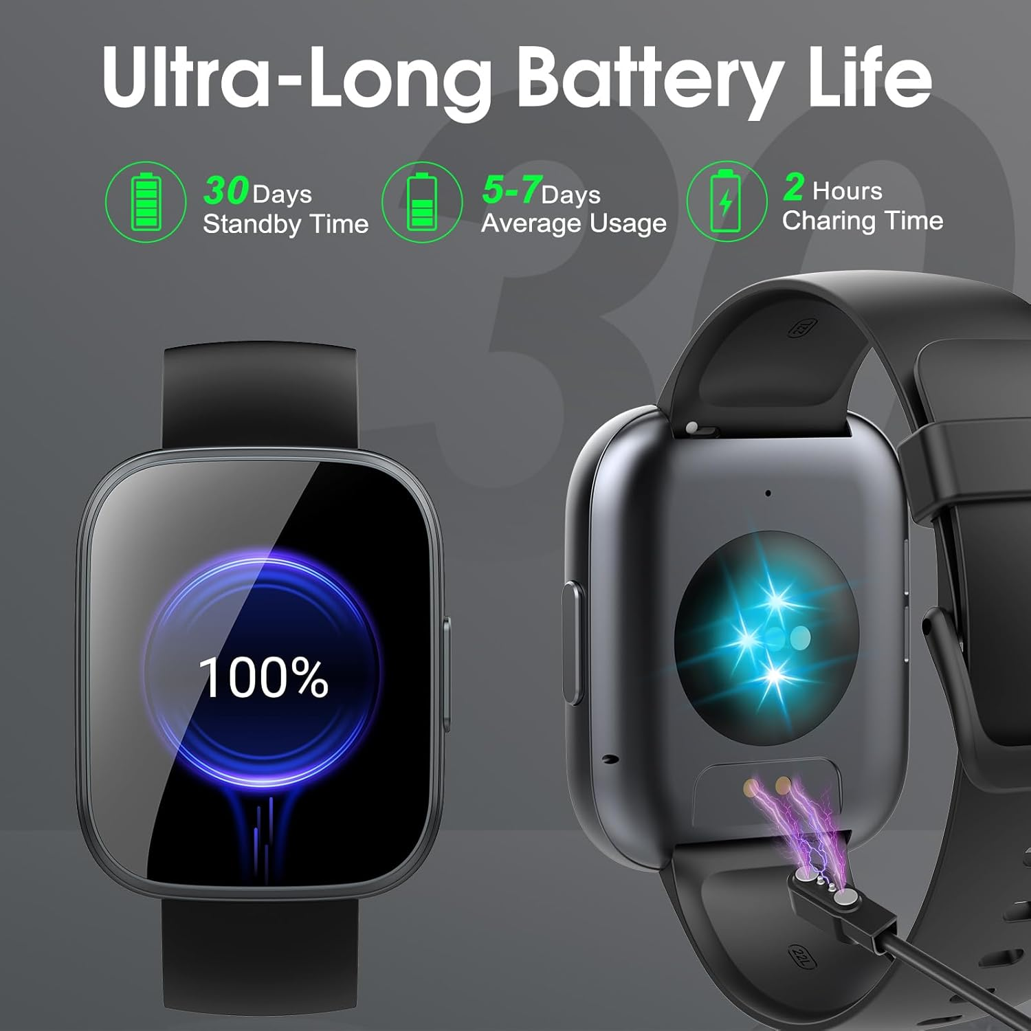 Smart Watch for Men & Women | 1.95" HD Touchscreen | Bluetooth Calling & Notifications | - Image 7
