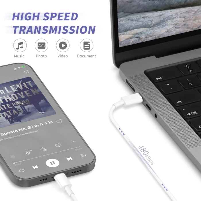 2-Pack 20W USB-C Fast Charger with 6FT Lightning Cable - Image 5