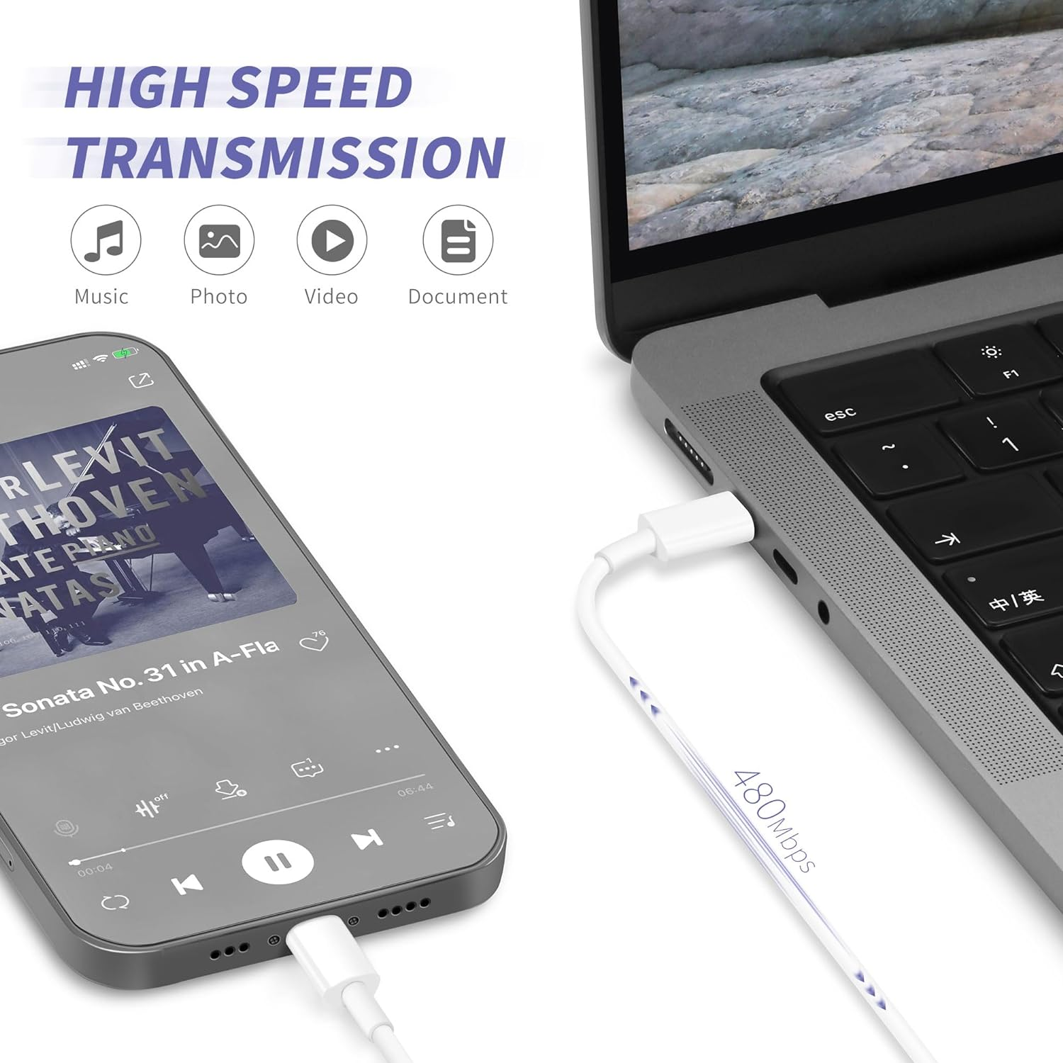 2-Pack 20W USB-C Fast Charger with 6FT Lightning Cable - Image 5