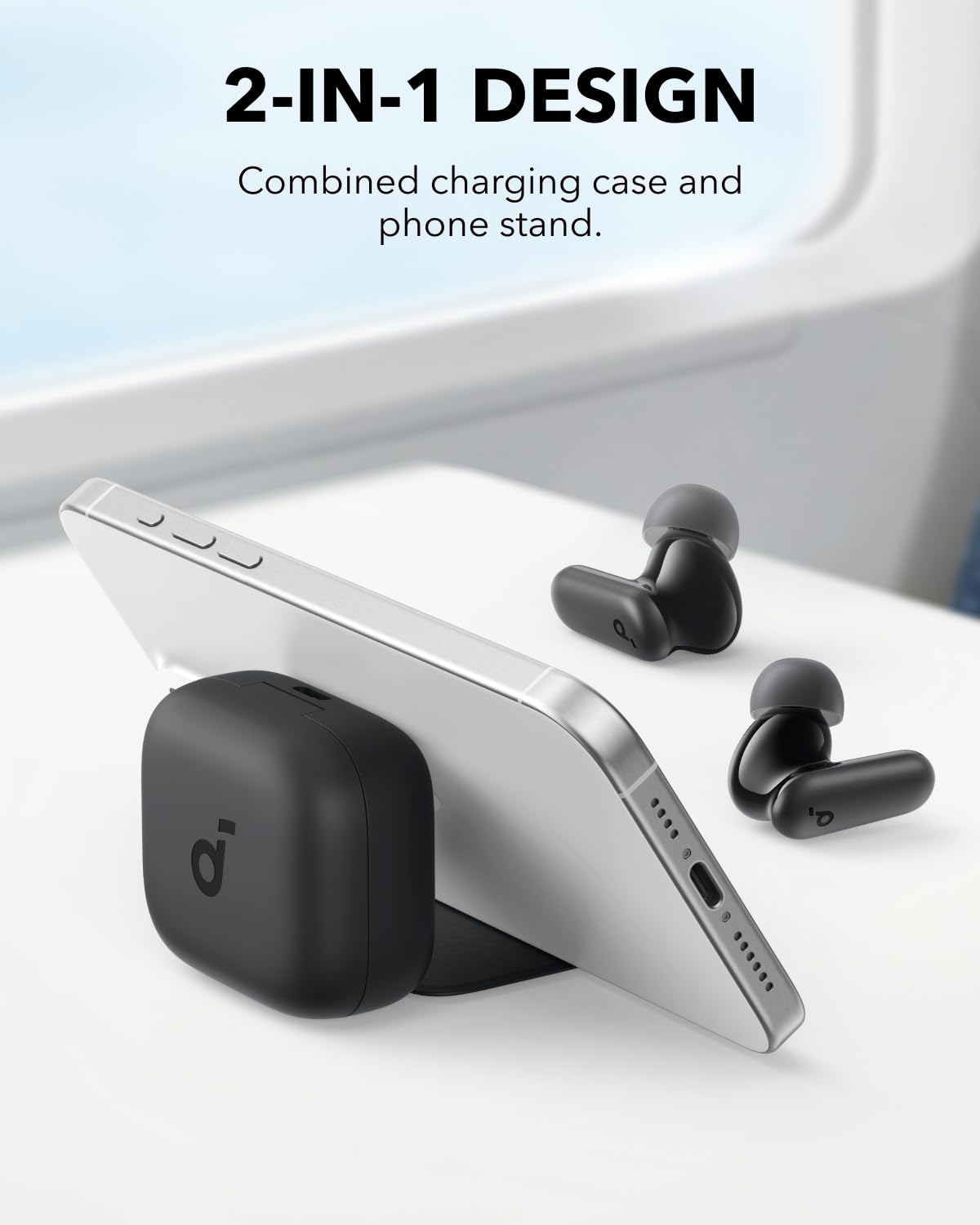 Soundcore P30i Wireless Earbuds ANC, BassUp, 45H Playtime, Phone Stand Case - Image 5
