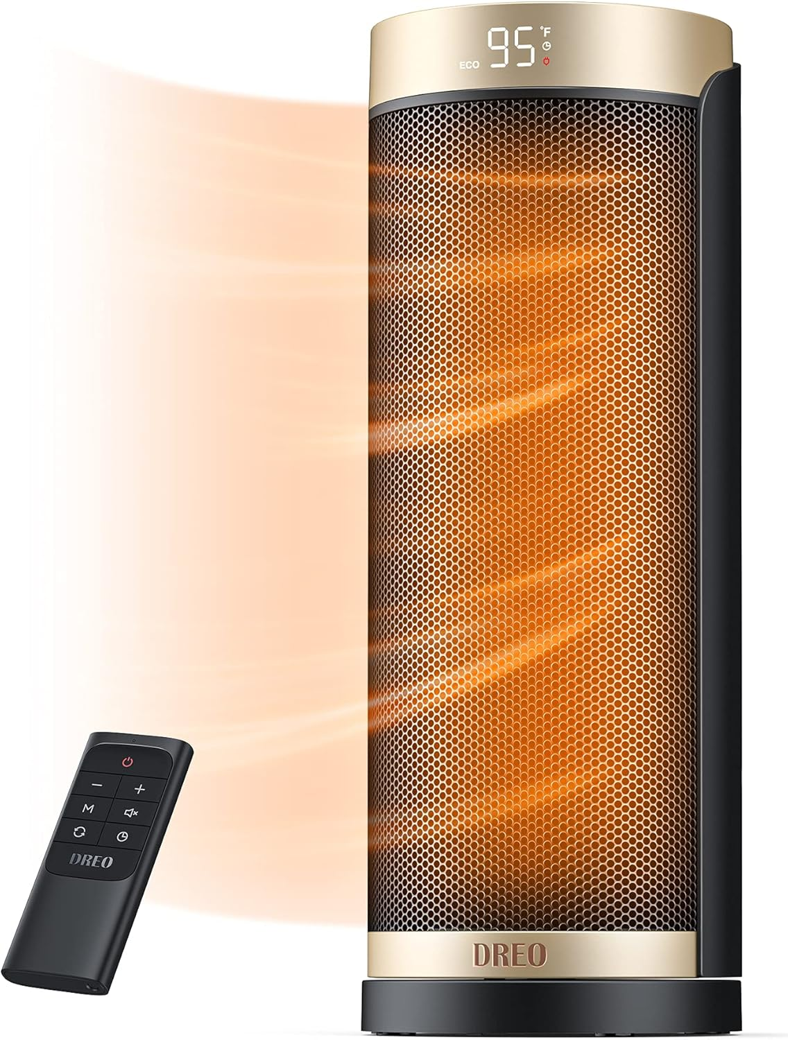 1500W Space Heater Indoor Electric Heater w/ Thermostat, Remote & Timer