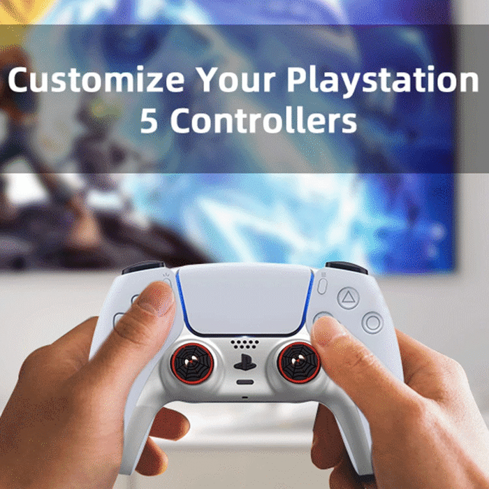 2PCS Thumb Grip Joystick Caps for PS5/PS4/Xbox/Switch Pro | Non-Slip Silicone Covers - Image 2