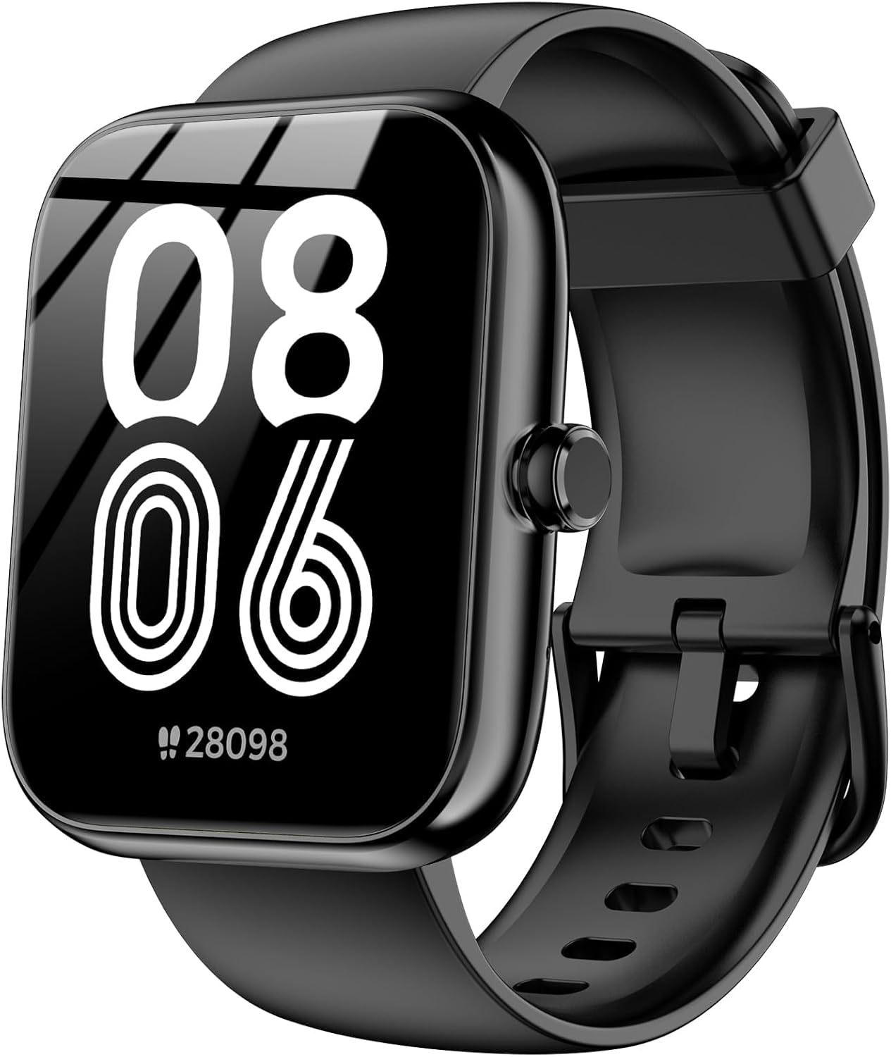 Smart Watch with Alexa & Bluetooth Calls | 1.83" HD Fitness Tracker for Men & Women | IP68 Waterproof