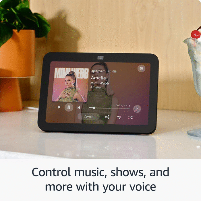 Echo Show 8 – 8" HD Smart Display with Spatial Audio, Alexa, Smart Home Hub, Glacier White - Image 5
