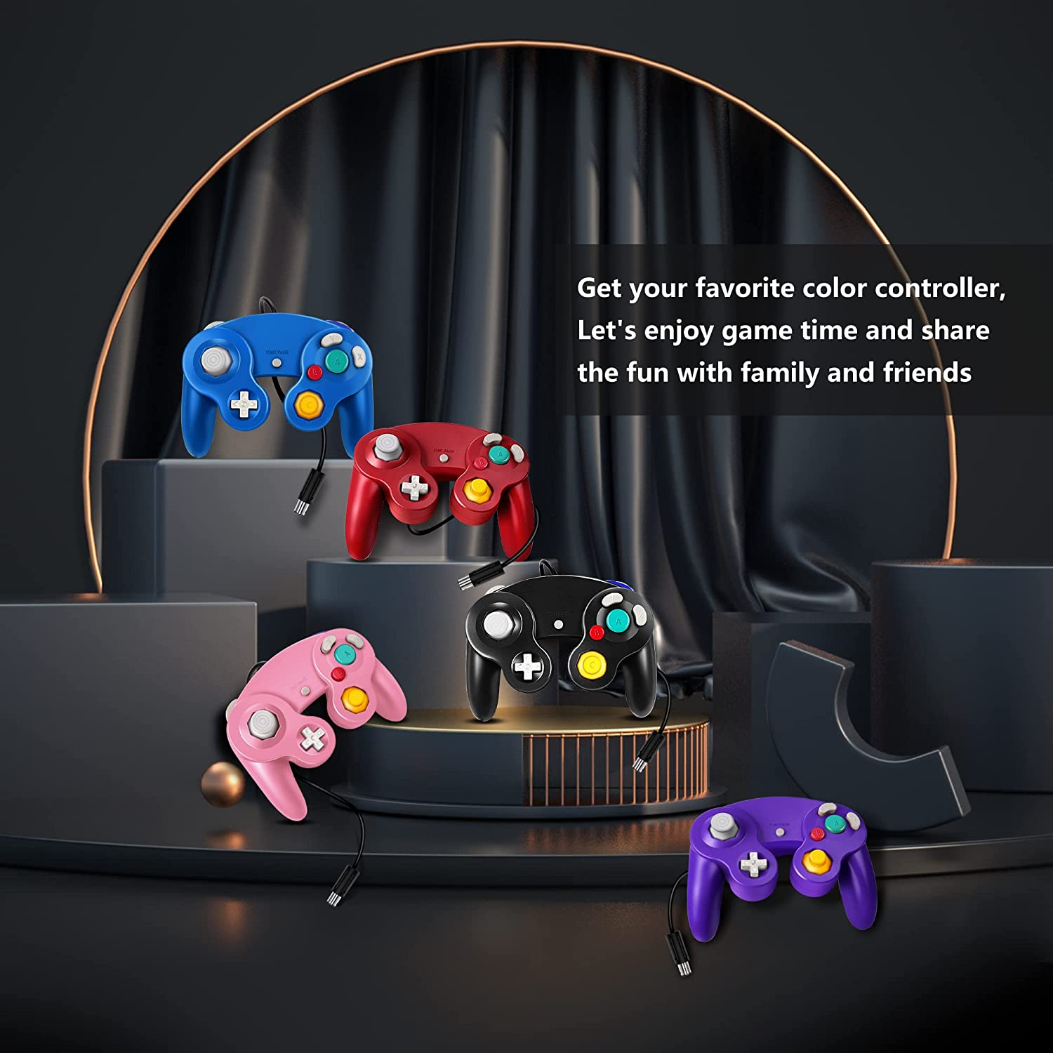 GameCube Wired Controller for Nintendo Wii/GameCube โ Classic Black - Image 5
