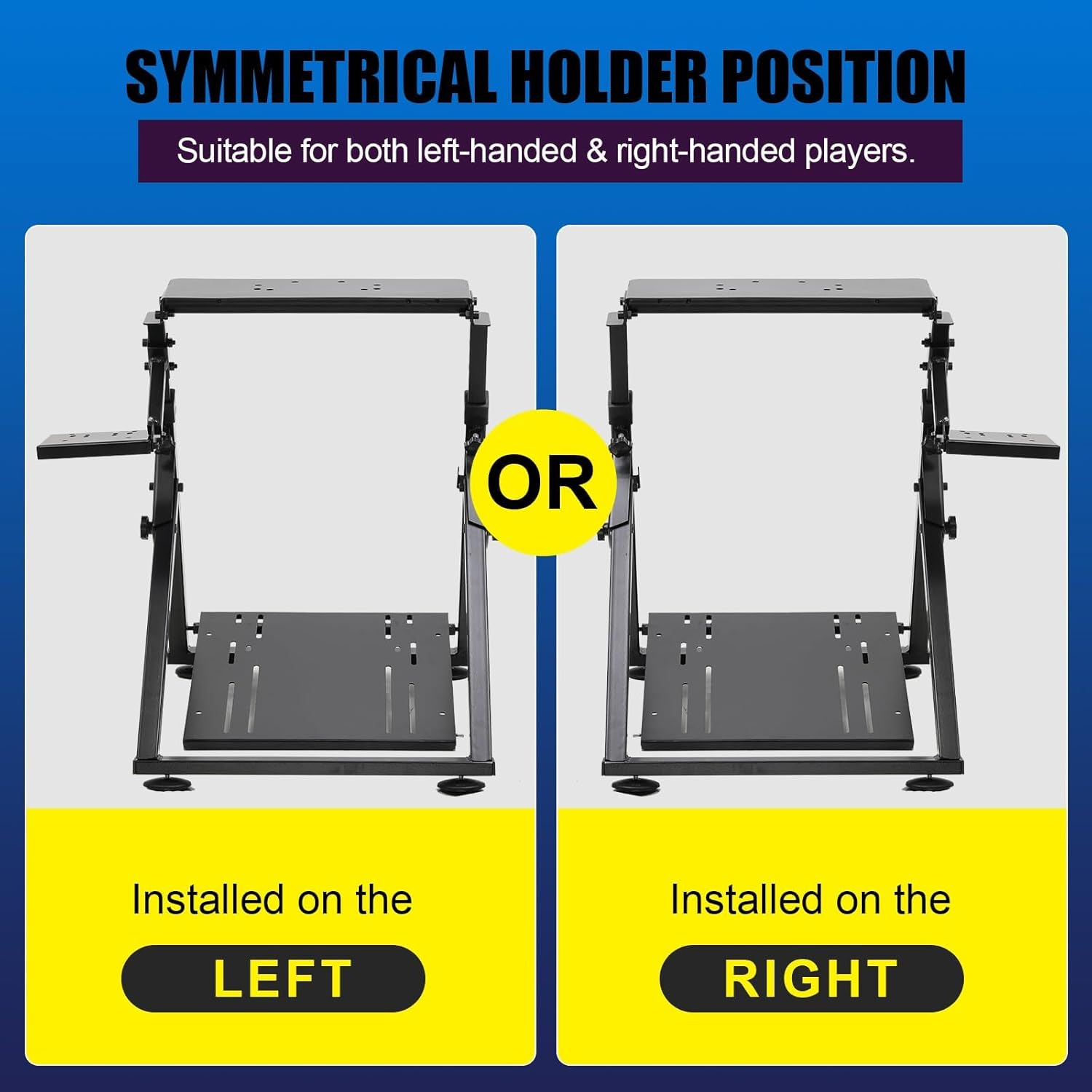 Foldable Sim Racing Wheel Stand for Logitech & Thrustmaster | Adjustable Cockpit - Image 4