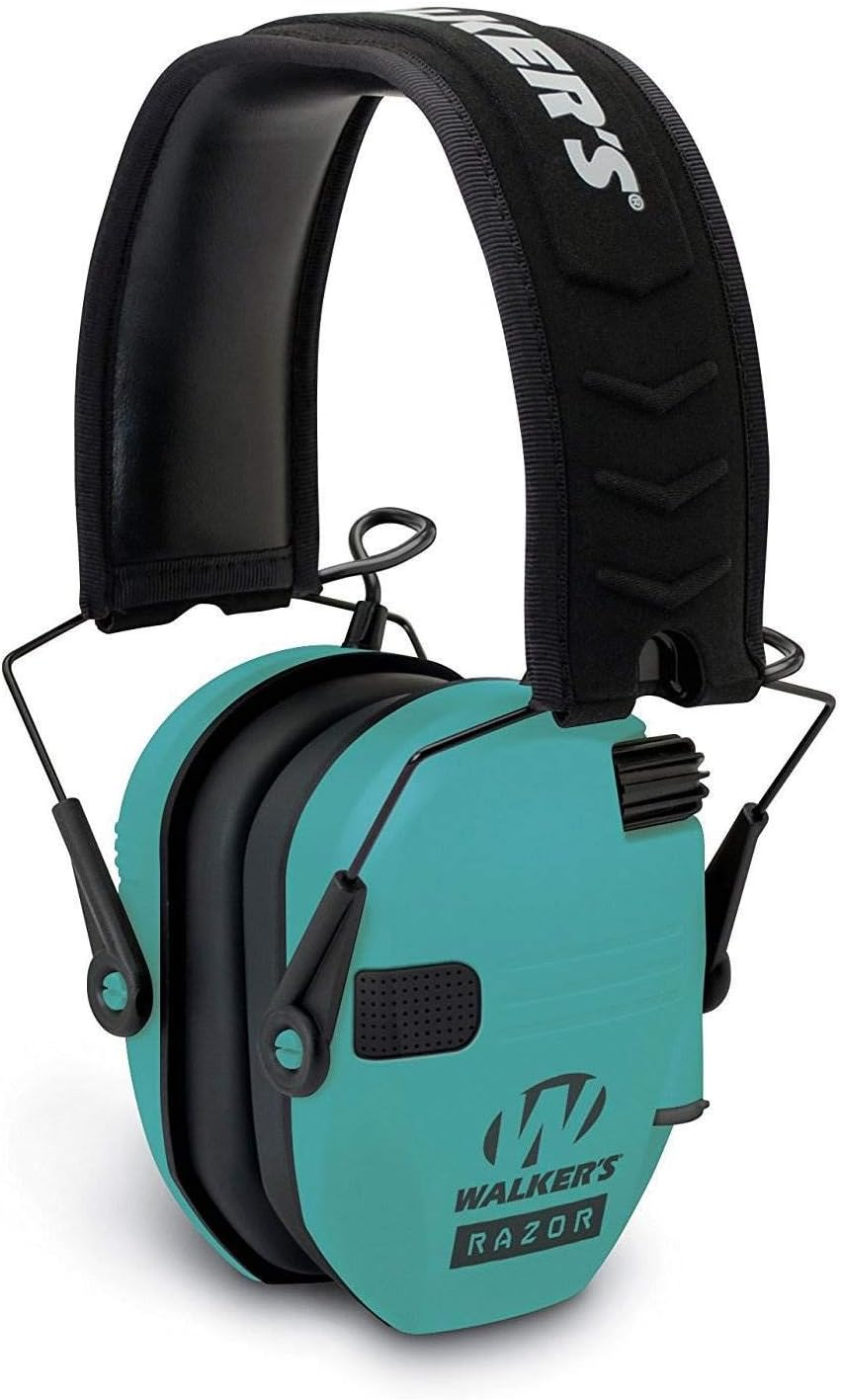Walker's Razor Slim Electronic Earmuffs – Low-Profile Hearing Protection for Shooting & Hunting