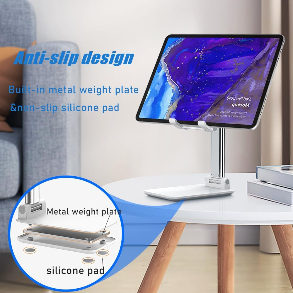 Adjustable Foldable Phone Stand β Height & Angle Adjustable Desk Holder. - Image 3