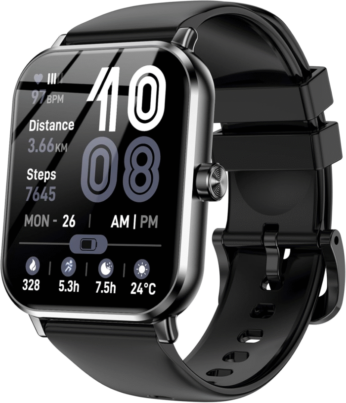 Smart Watch for Men & Women | 1.83" HD Touchscreen | Bluetooth Calling | 5ATM Waterproof Fitness Tracker