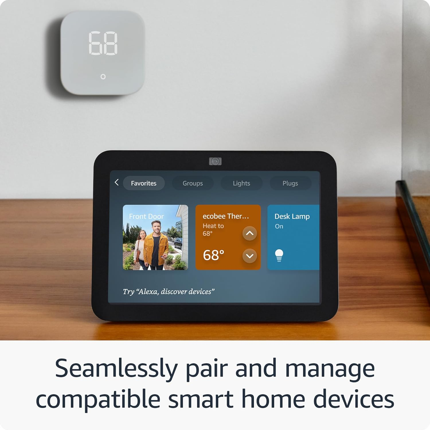 Echo Show 8 – 8" HD Smart Display with Spatial Audio, Alexa, Smart Home Hub, Glacier White - Image 7