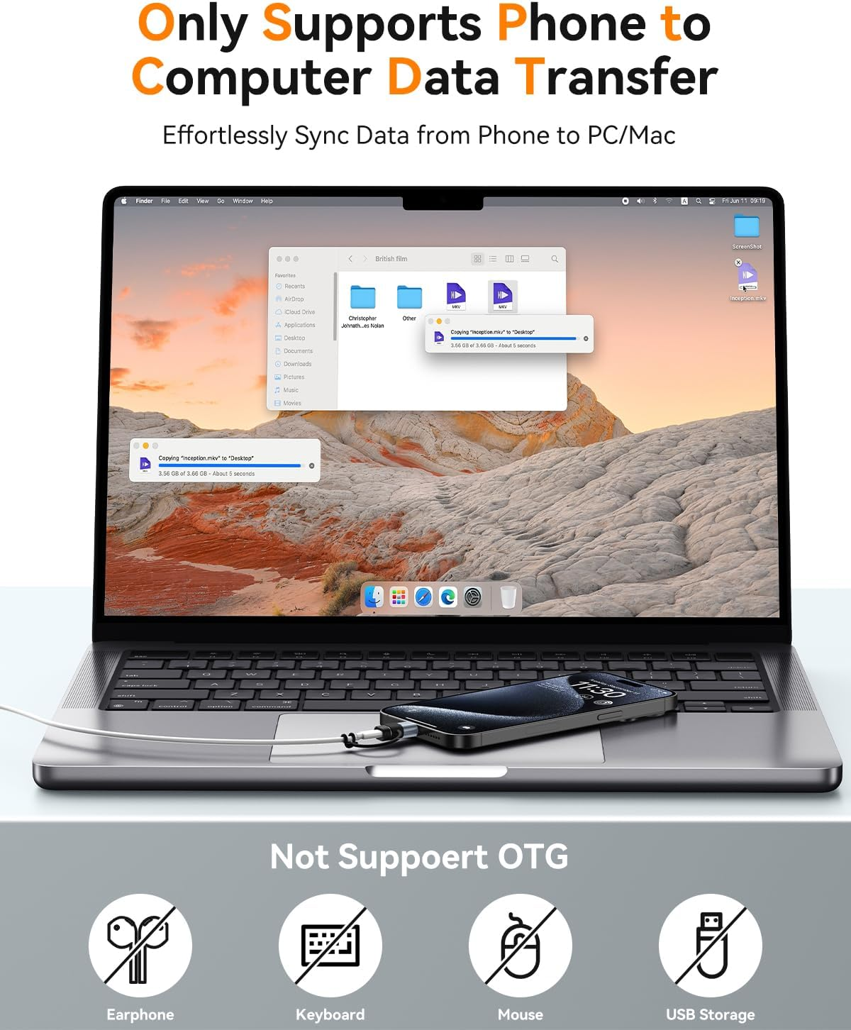 4 Pack Lightning to USB-C Adapter for iPhone 15/16/17 Pro/Pro Max Fast Charging - Image 7